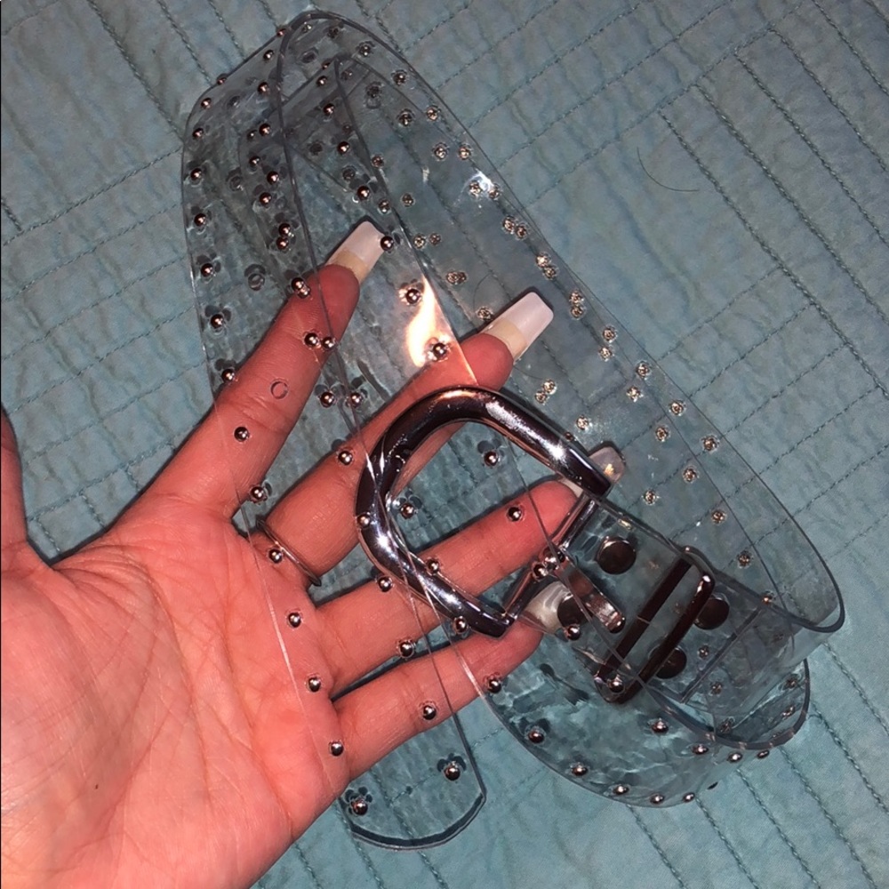 clear belt